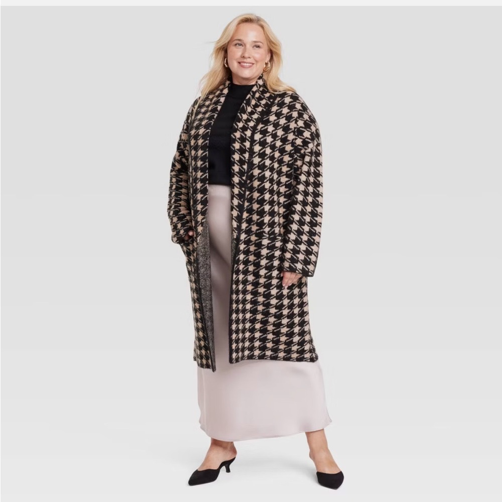 Like New A New Day Jacquard Coatigan Sweater - Picture 3 of 10